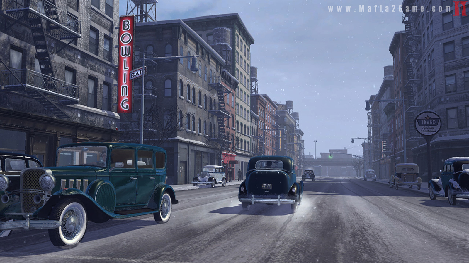 Скриншот из игры Mafia II (Мафия 2). Просмотров 4011. Разрешение: 1600x900